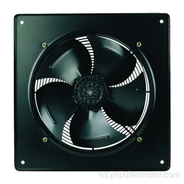 Ventilador axial de succión de marco suqare único